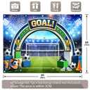 ZTHMOE Fabric 10x8ft Football Tournament Backdrop 2026 Soccer Banner