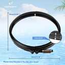 HQPASFY EC50C 12-19/32" Length Tension Control Clamp Assembly Compatible with Hayward EC50AC EC50C Series Perflex D.E. Filter
