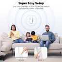 2026 WiFi Extender Signal Booster,Strongest Internet Wi Fi Booster for Home, 4X Faster, Covers up to 10,000 sq. ft,Wi-Fi Repeater Amplifier with Ethernet Port,Wireless WiFi Range Extender,1-Tap Setup