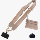 FOTN Clip and Go Strap With Wallet, Zippered Pouch, Crossbody Phone Holder