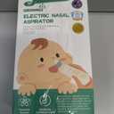 GROWNSY Nasal Aspirator for Baby, Electric Baby Nose Sucker, Automatic Nose Cleaner with Larger Suction Chamber and More Powerful Suction, Music and Light Soothing Function, Beige