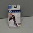 Truform Sheer Compression Stockings, 15-20 mmHg, Women's Knee High Length, 20 Denier, Nude, Large