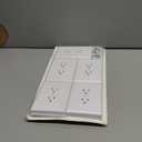 Bates Duplex Wall Outlet Covers - 10 Pack, White Wall Plates