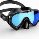 VegoVia Adult Swim Goggles with Nose Cover, 180° Clear Wide View No Leak Diving Mask Pool Goggles for Women Men Adult Youth