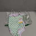 Hudson Baby Unisex Baby and Toddler Swimsuit, Mermaid (3-6 Months)