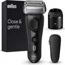 Braun Series 8 8560cc Electric Razor for Men, 4+1 Shaving Elements & Precision Long Hair Trimmer, 5in1 SmartCare Center, Close & Gentle Even on Dense Beards, Wet & Dry Electric Razor, 60min Runtime (6 Piece Set, Black)