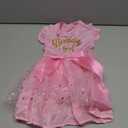 Dog Birthday Dress Tulle Dress with Big Bowknot Princess Birthday Outfit Girls Doggie Dresses Clothes for Small Dog Cats Pink, Size: L