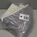 Yimobra Toilet Rugs U Shaped Washable, Extra Thick Soft Absorbent Chenille Contour Bathroom Rugs for Toilet 24x20 Inch, Quick Dry Non Slip Toilet Mat for Bath Floor, White