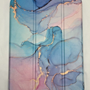 Feams for iPad 9th Generation Case, Trifold iPad 10.2 Case Clear Back Cover with Pencil Holder & Auto Sleep/Wake for iPad 9th/8th/7th Generation 2021/2020/2019, Angel