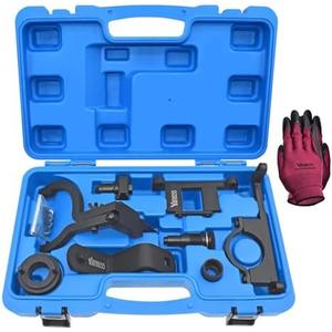 Yuesstloo Camshaft Timing Tool Kit, Compatible with Ford Land Rover Explorer Mustang Mercury Mountaineer L3 4.0L V6 4015CC SOHC, with Carrying Case & Gloves