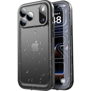 SPORTLINK for iPhone 17 Pro Case  IP68 Waterproof Military Protective Full Body Heavy Duty Shockproof 360 Sealed Dustproof with Camera Screen Protector Phone Cover for iPhone 17 Pro 6.3" Black