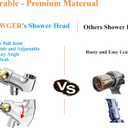Shower Head with Handheld High Pressure-Full Body Coverage Powerful Rain Showerhead Extra 60" Long Hose and Adjustable Brass Joint Holder- The Perfect Detachable Heads for Bathroom Upgrade