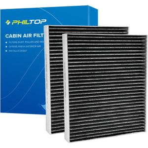 PHILTOP Cabin Air Filter, Replacement for CF11220 535i 2011-2016, 528i, 750Li, 550i, 650i, M5, 740Li, 640i, M6, 535d,Premium Cabin Filter with Activated Carbon Filter