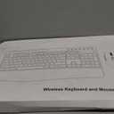 Wireless Keyboard and Mouse Combo with Palm Rest, Phone Holder, Full-Size Quiet Wireless Ergonomic Keyboard and Mouse, Comfortable Natural Typing Compatible for Windows, Laptop, Mac, PC (Black Graphite)