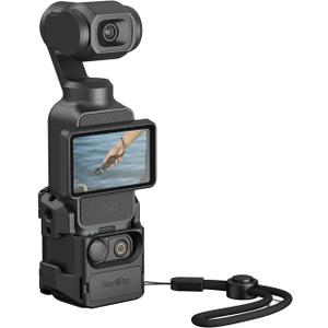 SmallRig Expansion Adapter Accessorie for DJI Osmo Pocket 3, Aluminium Protective Cage, 52g Lightweight Mount for Pocket 3, with Cold Shoe Mount, 1/4"-20 Threaded Toles and Claw Ports