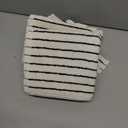 Jacquotha Hand Towels 4 Pack, Cotton Face Towels for Bathroom & Spa Days, Decorative Black Stripes for Kitchen Decor, 14 x 29
