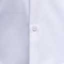 Boys Stretch Wrinkle Free Dress Shirts Button Down Shirt Long Sleeve Formal School Uniform Shirts (White)