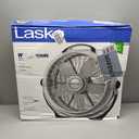 Lasko Wind Machine Fan, Air Circulator Fan with 3 Speeds, 20" Model 3300, Gray