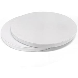 2 Pieces Cake Drums 10 Inch, Cake Boards 10 Inch Round, 1/2" Thick Cardboard, for Wedding Party and Pizza Desserts