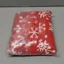 Smiry Printed Couch Cushion Covers, Stretch Soft Couch Covers for Sofa, Washable Non-Slip Sofa Slipcover Furniture Protector for Indoor and Outdoor (3 Pack, Red with White)