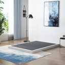 4 Inch Box Spring for King Bed,King Size Box Spring Only,Heavy Duty Mattress Foundation,Metal Bed Base,Non-Slip,Easy Assembly