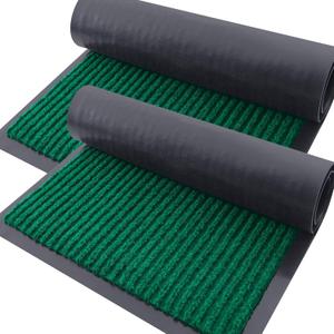OLANLY Front Door Mat Indoor Outdoor Entrance, 2-Pack 47 x 32 Inch, Waterproof Heavy Duty Doormat, Fade Resistant, Low Profile, Easy Clean Patio Porch Welcome Floor Mats for Entry, Green