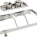 Winco 8-Quart Foldable Frame Chafer Set, Full