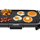 Chefman Electric Griddle with Removable Temperature Control, Immersible Flat Top Grill, Burger, Eggs, Pancake Griddle, Nonstick Easy Clean Cooking Surface, Slide Out Drip Tray, 10 x 16 Inch