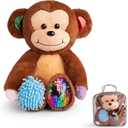 ODOXIA Sensory Monkey Stuffed Animal | Sensory Plush Toy | Fidget Stuffed Animal for Kids | Great for Sensory Needs | Sensory Stuffed Animals for Children | Sensory Pillow Plush