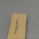 Warm White Mini Christmas String Lights, 17" 50 LED UL Listed 5mm Wide Angle LED Brown Wire Lights, Attachable String Lights for Patio, Holiday, Party, Home, Indoor & Outdoor Decor (Warm White)