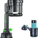 Universal Car Recessed Folding Cup Drink Holder with Adjustable Arm, Strong Suction Base for Trucks, Buses, Cranes, and Vehicles Green