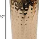 Kunal Pure Copper Water Bottle 34 Oz, Hammered water Bottle Joint Free-Ayurveda Health For Travelling Purpose Vessel for Drinking Water 1 Litre Birthday, Thanksgiving, Christmas Gift-1000 Ml