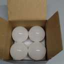 A15 LED Smart Bulb, 5W=40W,Compatible with Alexa Google Assistant, E12 Base, G45 Ceiling Fan Light Bulbs, 2.4G WiFi ONLY, 4 Pack