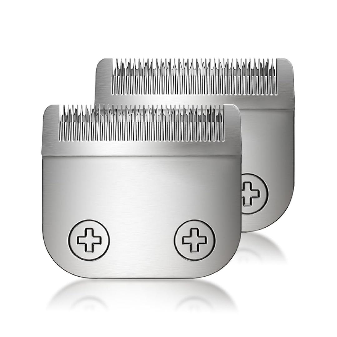 59300 Stainless Steel Replacement Detachable 30mm Standard Blade Compatible with WHAL All in One Lithium Ion Trimmer 9864/9864SS/9686/9818A/9854L/9876L/9854/WSS3L/SS2L etc (2 Pack)