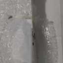 SmartStandard 38in x 84in Sliding Barn Door with 6.6FT Barn Door Hardware Track Kit & Handle, Waterproof PVC Surface, Pre-Drilled Holes Easy to Assemble, Solid, MDF, White, 5-Panel