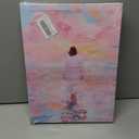 2 x Framed Pink Jesus Walking On Water Wall Art Christian Canvas Prints 12x16in, 16L"x12W" Canvas