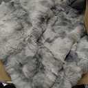 Amazon.com: Bedbay Plush Rabbit Faux Fur Comforter Set Queen Size Tie Dyed Grey Fluffy Comforter Bed Set Luxury 3 Pieces Warm Shaggy Winter Comforter Queen Size Soft Bubble Bedding Comforter Set for Teen Adults : Home & Kitchen