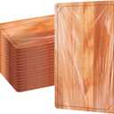 Eaasty 12 Set Extra Large Plain Cutting Board Bulk Heavy Duty Wood Cutting Boards Set with Juice Groove for Kitchen Wedding Housewarming Crafts Gifts, Pre Oiled (14" x 11",Walnut)
