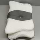 Sleep Doctor Approved Cervical Neck Pillow for Sleeping, Ergonomic Contour Side Sleeper Pillows for Adults, Cooling Orthopedic Pillow for Pain Relief Support, Memory Foam Pillows Back Stomach Sleepers