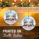 7 x Hippo Christmas Ornament 2025 - We Want A Hippopotamus for Christmas Ornament, Hippo Gifts for Women, Men, Funny Ceramic Animal Ornaments for Friends, Couples, Animal Lovers Gift Ideas