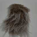 VGbeaty Men Women Long Curly Brown Gradient White 70s 80s Rocker Mullet Wig Halloween Costume Cosplay Wig (Brown and White)