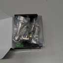 Door Stoppers Magnetic Door Catch - 2 Pack Stainless Steel Heavy Duty Door Holder Stops for Bottom Top of Door - Wall Floor Mounting No Drill 3M Adhesive & Screws Strong Magnet Keep Door Open(Silver)