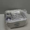 oneisall Dog Water Fountain, 2.6Gal/10L Stainless Steel Dog Water Bowl Dispenser with Deeper Drinking Aera & Washable Filter, Ultra-Quiet Pet Water Fountain for Small Medium Large Dogs(with 6 Fllters)