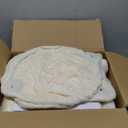 Wang Xin Three Layer Cat Tree with Cat Condo Scratch Pad and Two Hammocks,Beige (37.4")