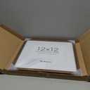 Square 12x12 Picture Frame, Oak Wood Frame 12 by 12, 12"x12" Photo Frames for Wall, 12 x 12 Picture Frame with Mat for 8 x 8, 12x12 Collage Wall Gallery Frame, Tempered Glass - Walnut Color, 1 Pack