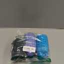 Collapsible Water Bottles Travel water bottle Sports Portable Sport Water Bottle Reusable Water Bottles comes with mountaineering Buckle 500ml silicone Water-proof camping water bottle (Blue+Purple+Grey)