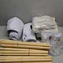 wilwolfer 2 Pack Teepee Tent for Kids with Inflatable Airbed, Indoor Play Tent Foldable for Boys Girls Party Sleepover Slumber Gifts Toy