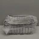 Freezer Organizer Bins, 4 Pack Stackable Chest Freezer Organizer for 5-7 Cu.FT Deep Freezer Sort Frozen Meats and Food, Freezer Storage Baskets with Handles Easy Reach from Bottom, Black