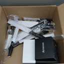 Astercook Knife Set, Kitchen Knives with Block and Sharpener Ceramic Coating 15 Pcs German Stainless Steel Knives Sharp Blade Dishwasher Safe Deba Knives with Ergonomic Handle, Elegant Black