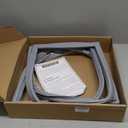 Upgraded W10830162 (Right) & W10830283 (Left) Refrigerator French Door Seal Gaskets Part for Whirlpool Refrigerator Gasket Seal Replacement for Kitchen-Aid & Ken-more Parts Replace Door Seal